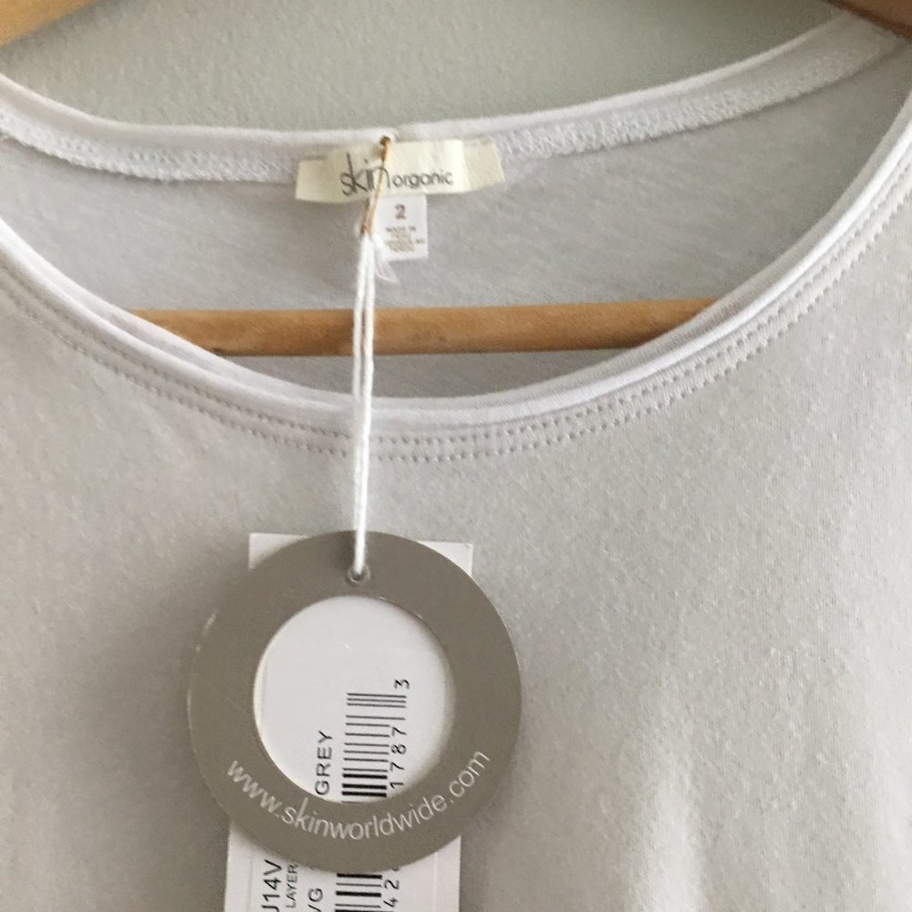 SKIN organic double layer pima cotton t-shirt